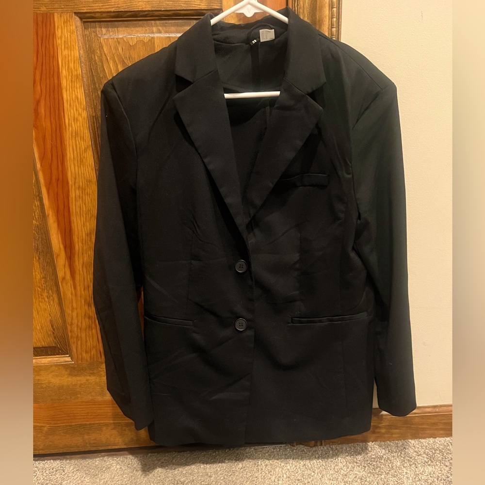 H&M double breasted blazer size sm (oversized)